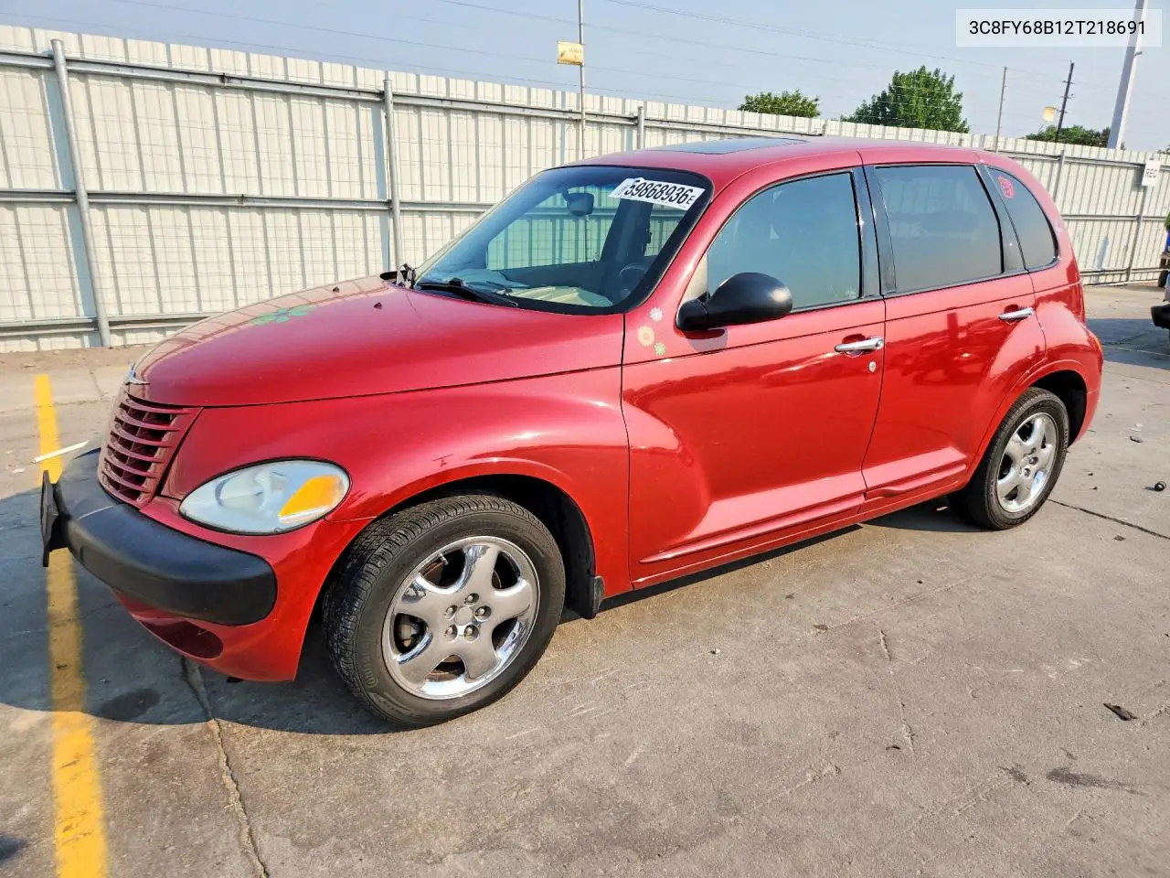 2002 Chrysler Pt Cruiser Limited VIN: 3C8FY68B12T218691 Lot: 59868936