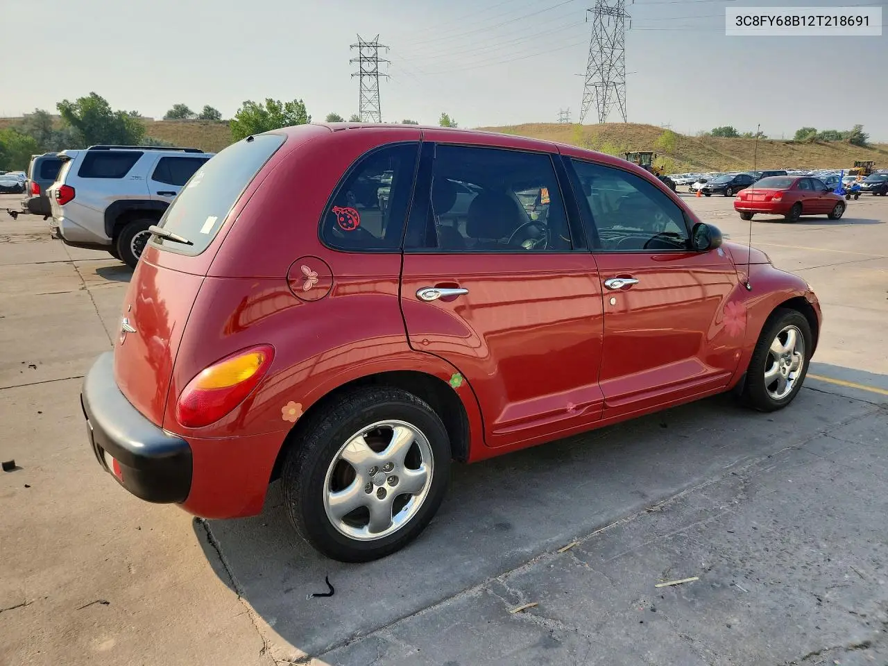 2002 Chrysler Pt Cruiser Limited VIN: 3C8FY68B12T218691 Lot: 59868936
