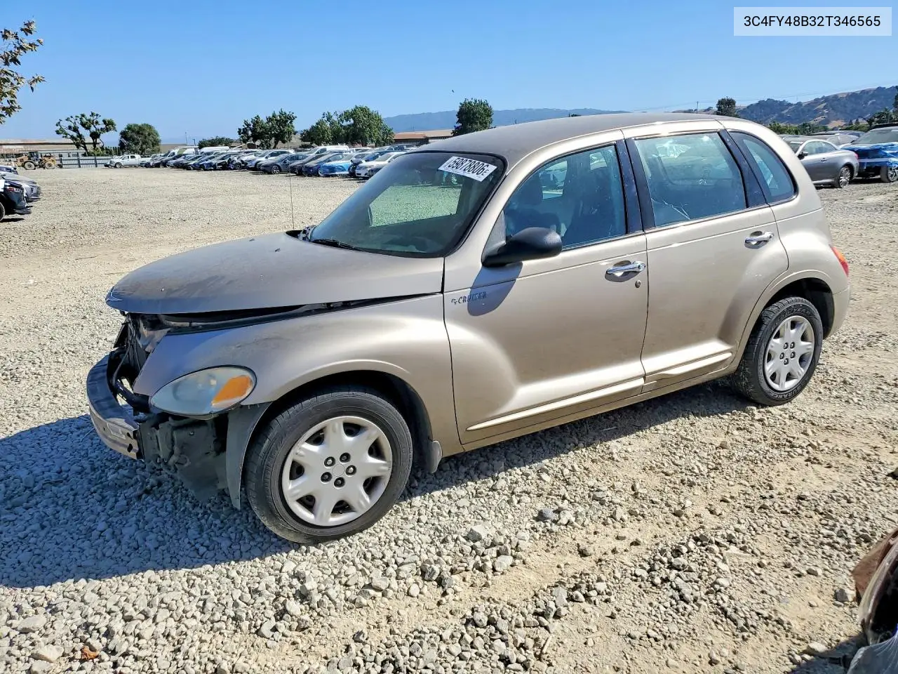 2002 Chrysler Pt Cruiser Classic VIN: 3C4FY48B32T346565 Lot: 59878806
