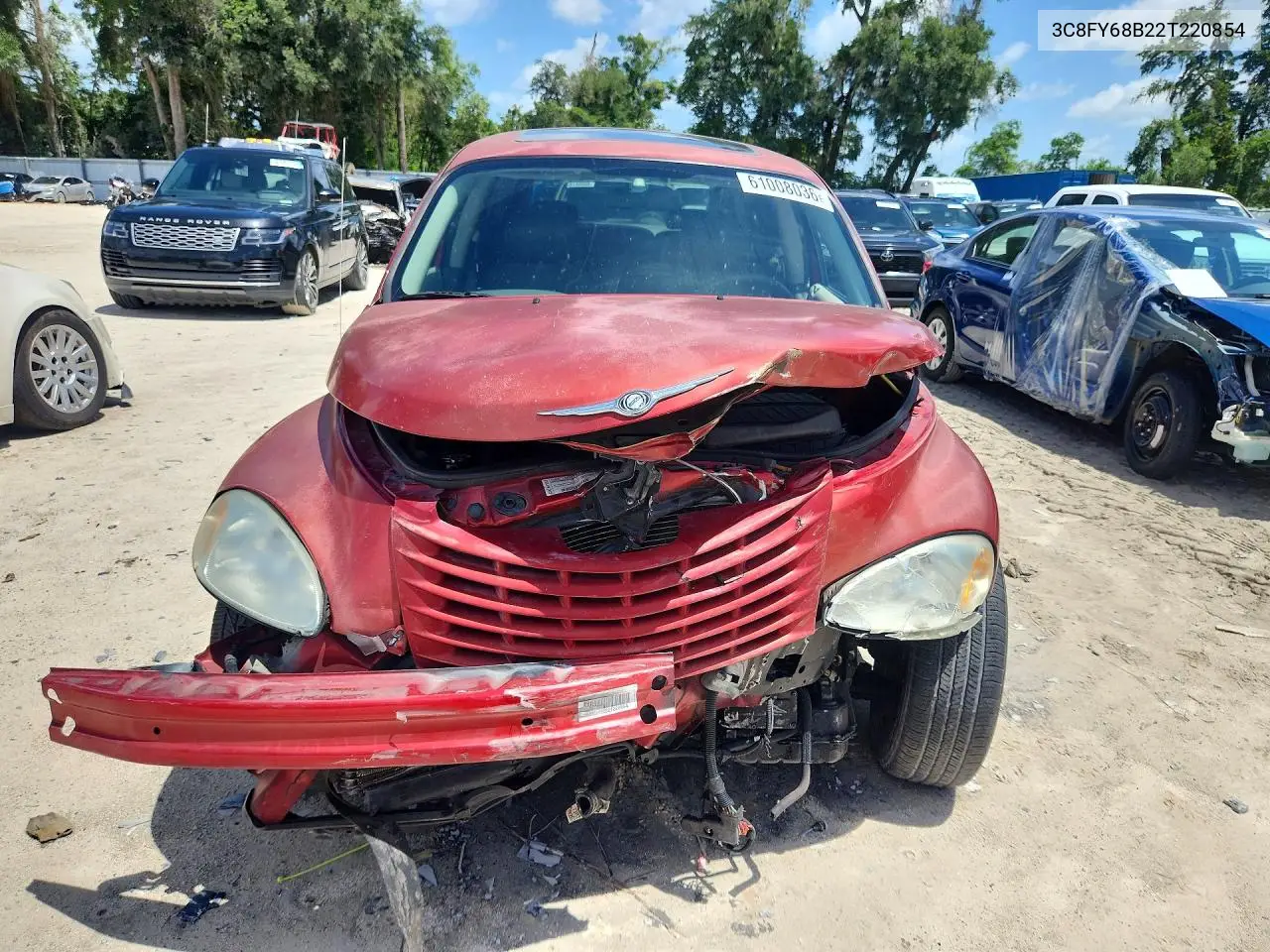 2002 Chrysler Pt Cruiser Limited VIN: 3C8FY68B22T220854 Lot: 61008036