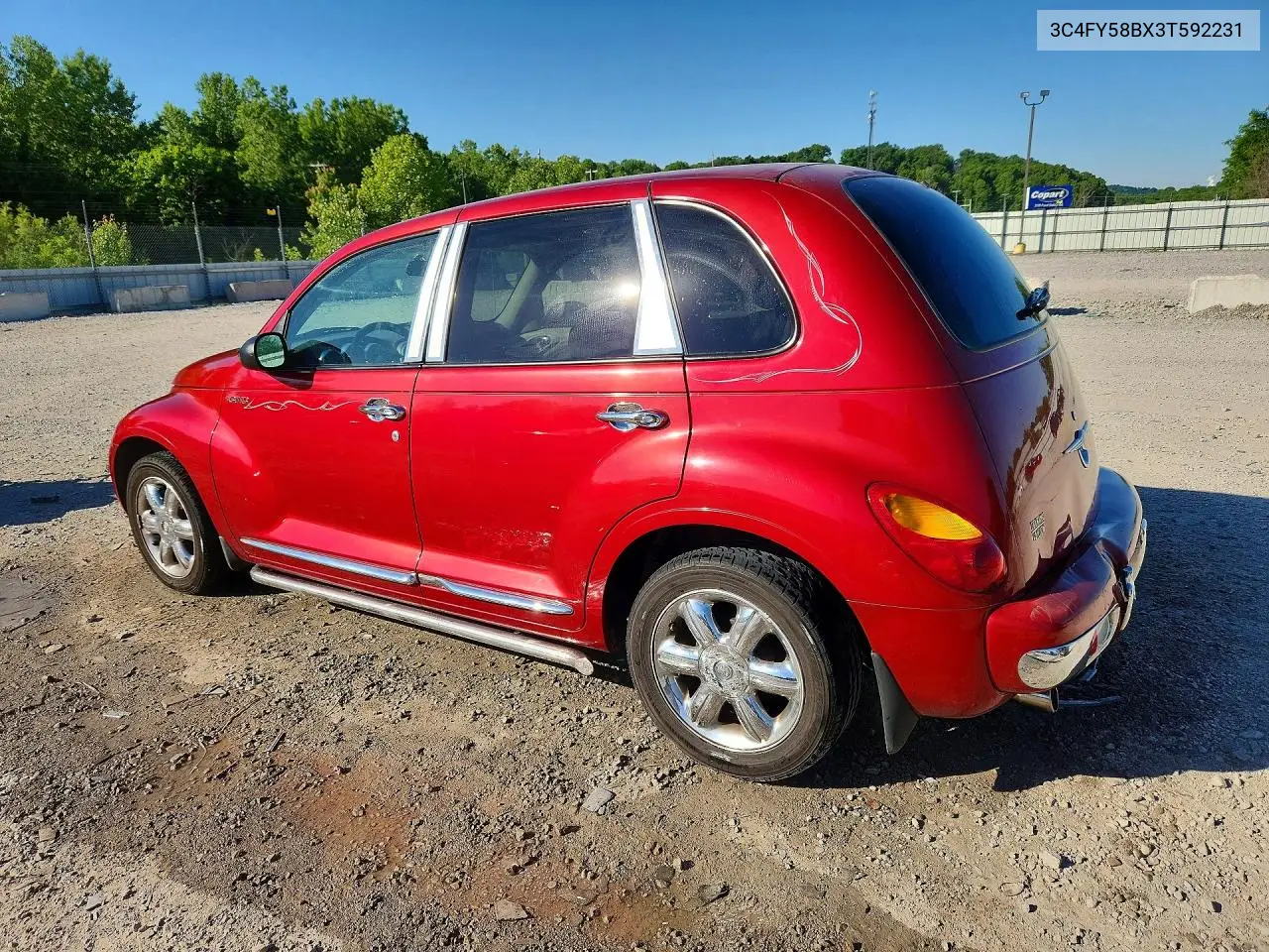 2003 Chrysler Pt Cruiser Touring VIN: 3C4FY58BX3T592231 Lot: 53116206