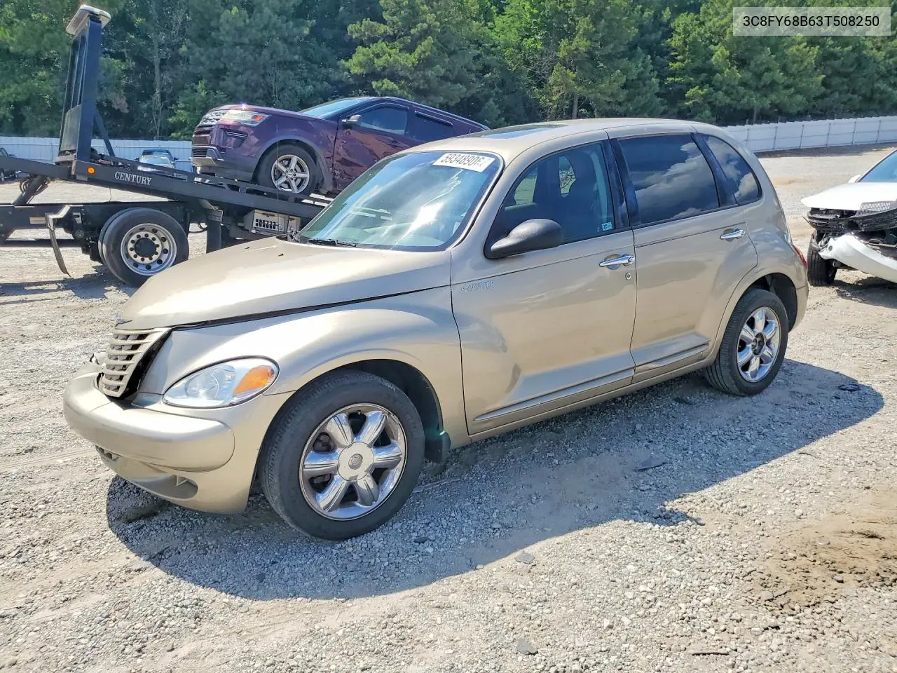 2003 Chrysler Pt Cruiser Limited VIN: 3C8FY68B63T508250 Lot: 59348906