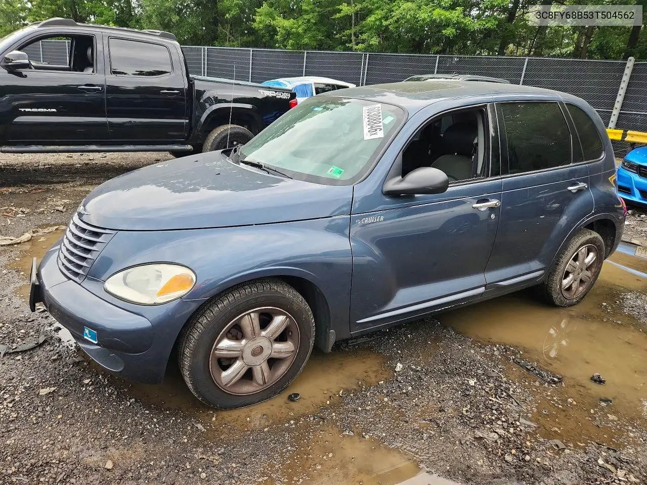 2003 Chrysler Pt Cruiser Limited VIN: 3C8FY68B53T504562 Lot: 60308846