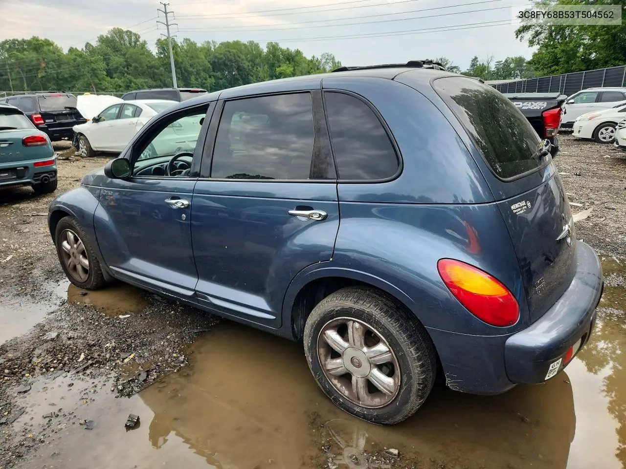 2003 Chrysler Pt Cruiser Limited VIN: 3C8FY68B53T504562 Lot: 60308846
