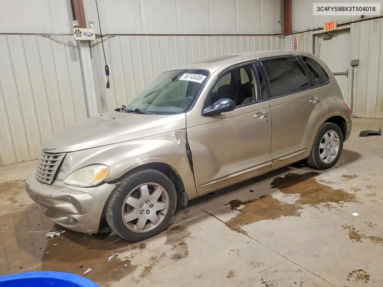 2003 Chrysler Pt Cruiser Touring VIN: 3C4FY58BX3T504018 Lot: 60745406