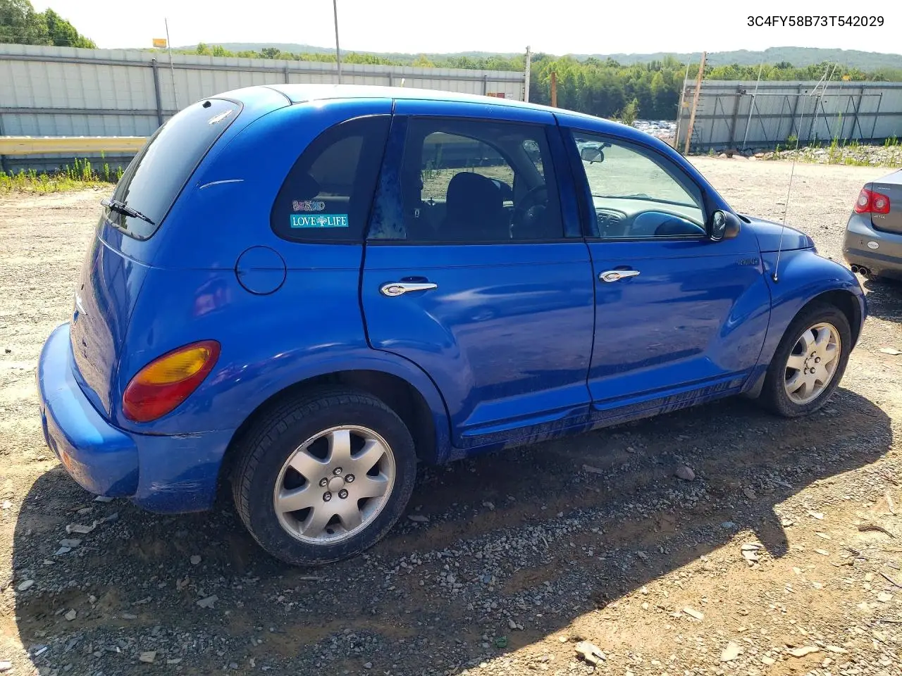 2003 Chrysler Pt Cruiser Touring VIN: 3C4FY58B73T542029 Lot: 85637055