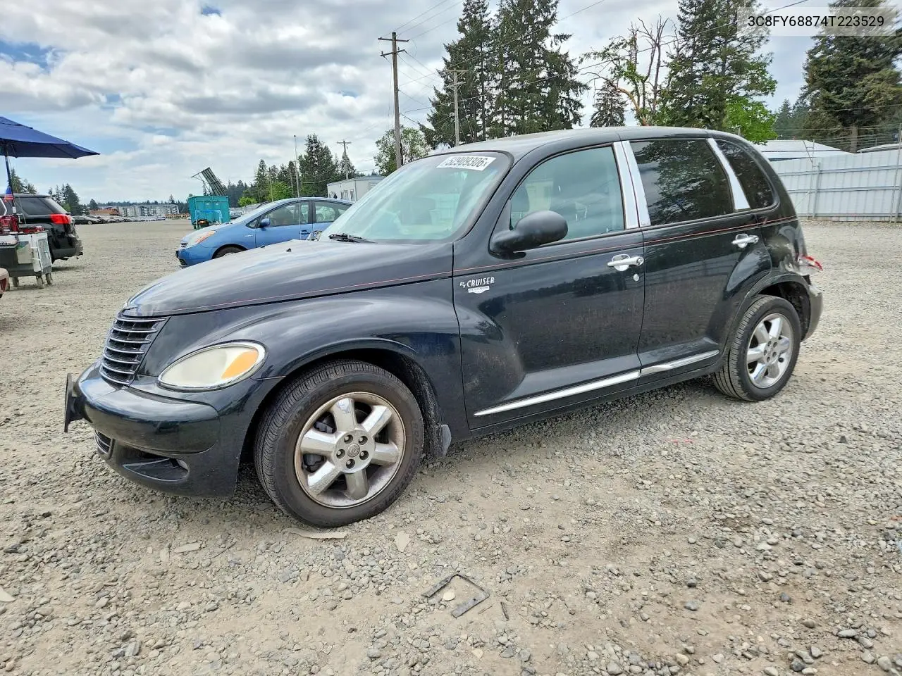 2004 Chrysler Pt Cruiser Limited VIN: 3C8FY68874T223529 Lot: 52909306