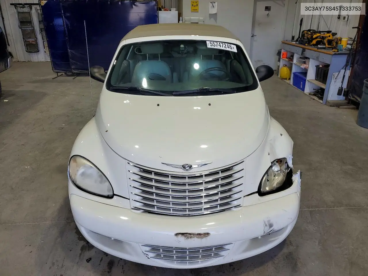 2005 Chrysler Pt Cruiser Gt VIN: 3C3AY75S45T333753 Lot: 55747246