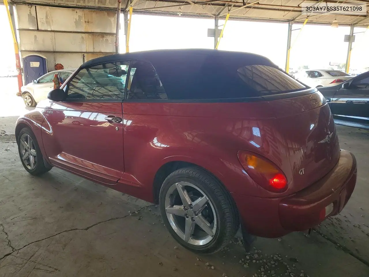 2005 Chrysler Pt Cruiser Gt VIN: 3C3AY75S35T621098 Lot: 56689386