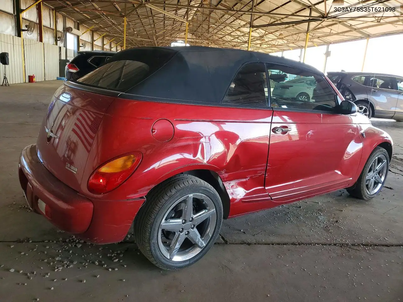 2005 Chrysler Pt Cruiser Gt VIN: 3C3AY75S35T621098 Lot: 56689386