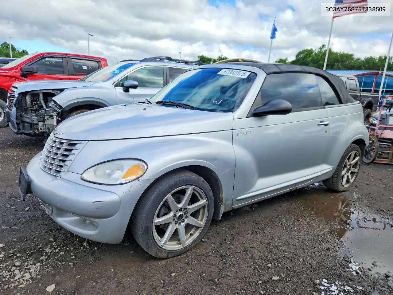 2005 Chrysler Pt Cruiser Gt VIN: 3C3AY75S75T338509 Lot: 57002876