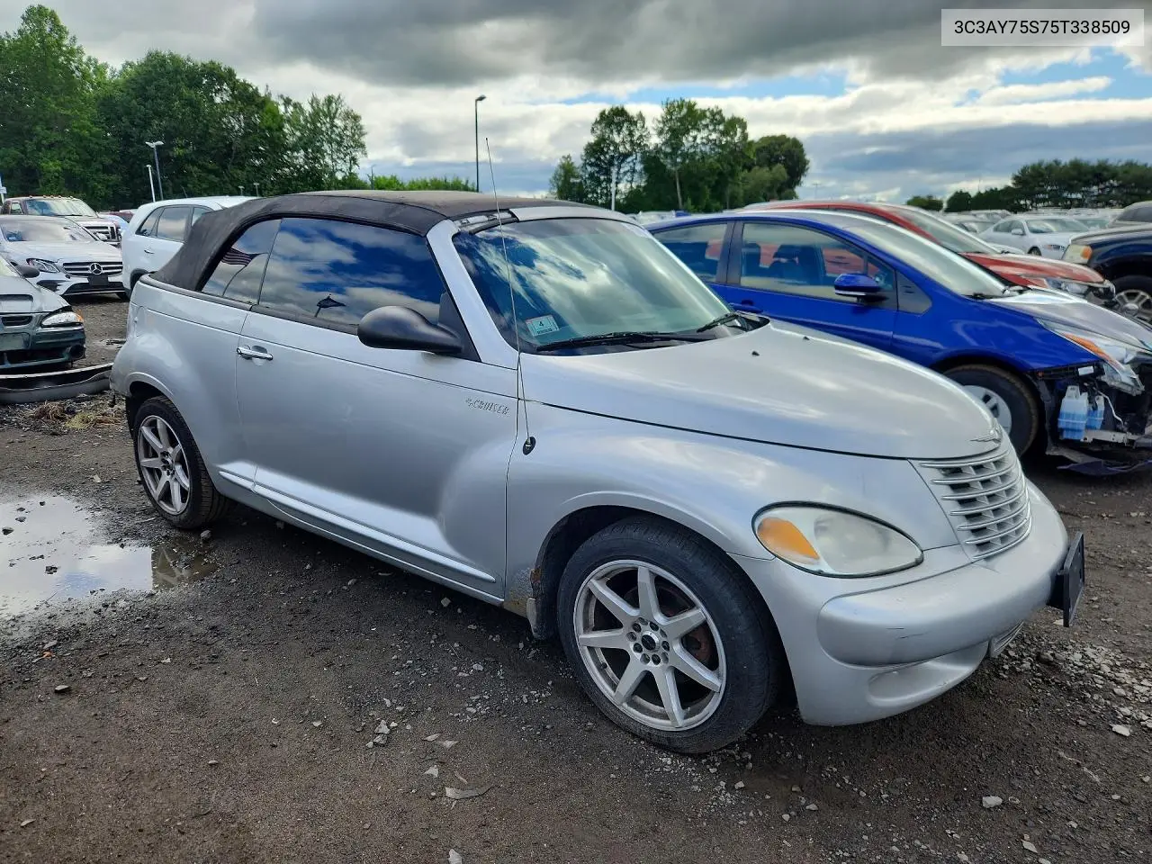 2005 Chrysler Pt Cruiser Gt VIN: 3C3AY75S75T338509 Lot: 57002876