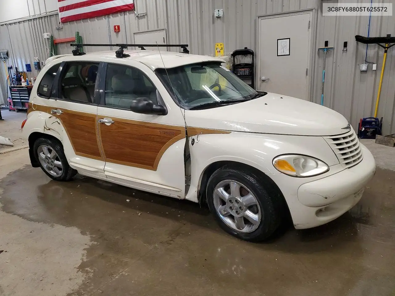 2005 Chrysler Pt Cruiser Limited VIN: 3C8FY68805T625572 Lot: 57163716