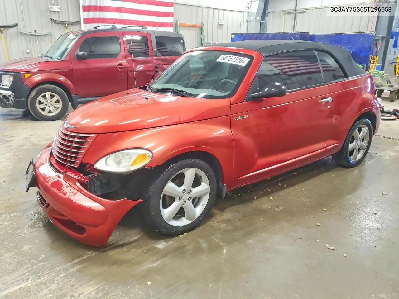 2005 Chrysler Pt Cruiser Gt VIN: 3C3AY75S65T296558 Lot: 58757636