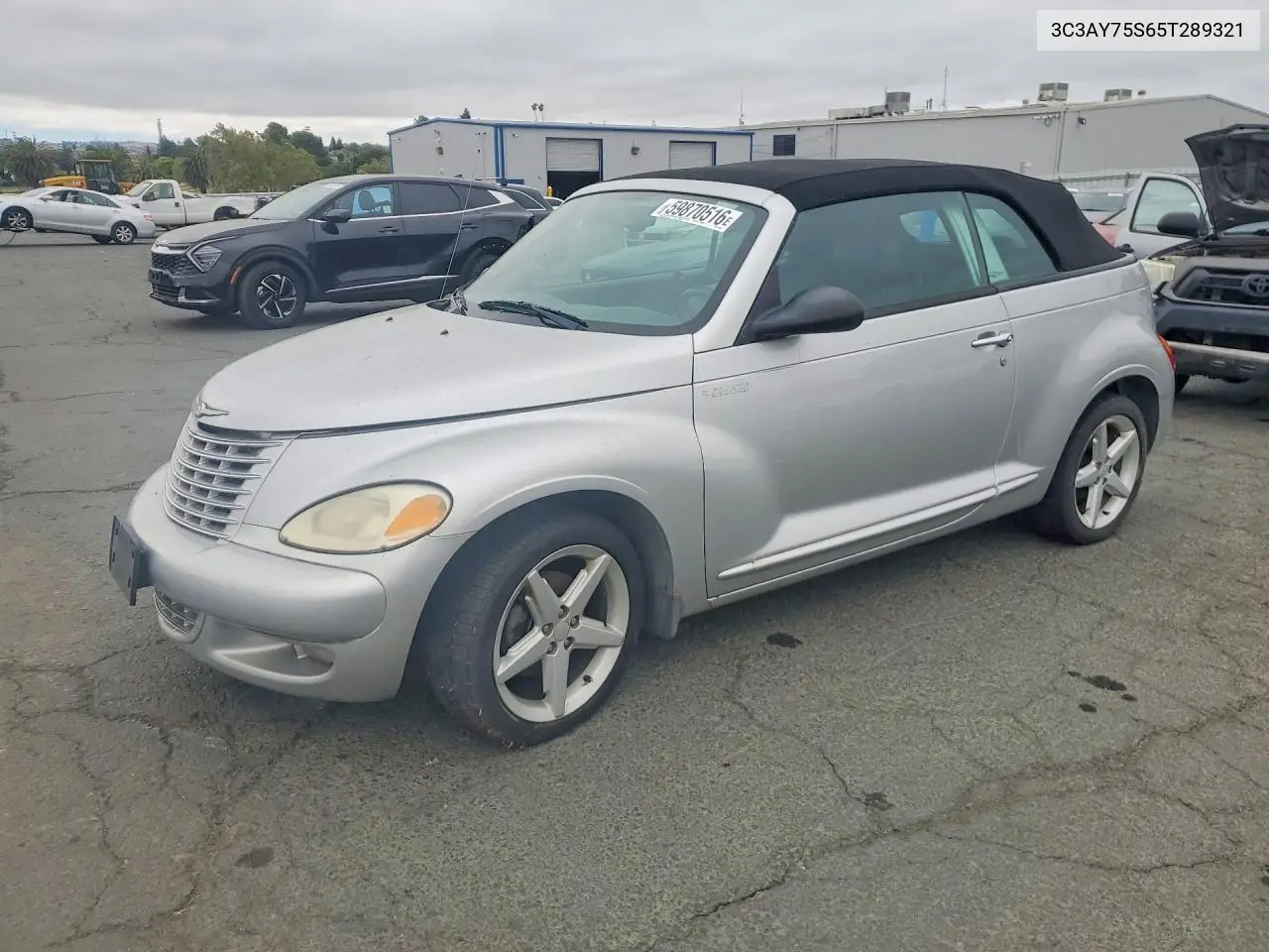 2005 Chrysler Pt Cruiser Gt VIN: 3C3AY75S65T289321 Lot: 59870516