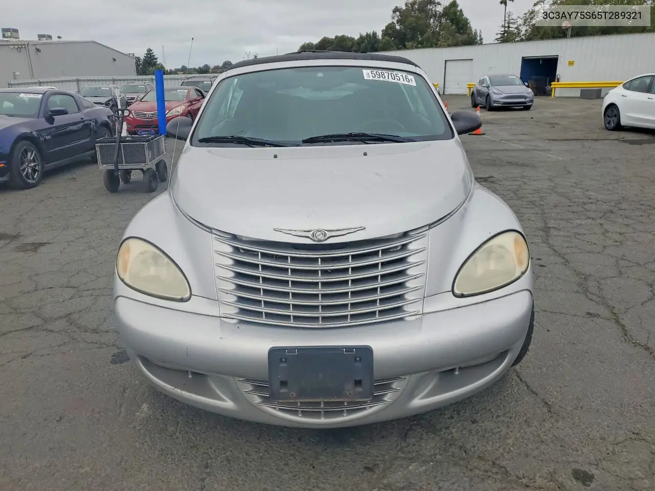 2005 Chrysler Pt Cruiser Gt VIN: 3C3AY75S65T289321 Lot: 59870516