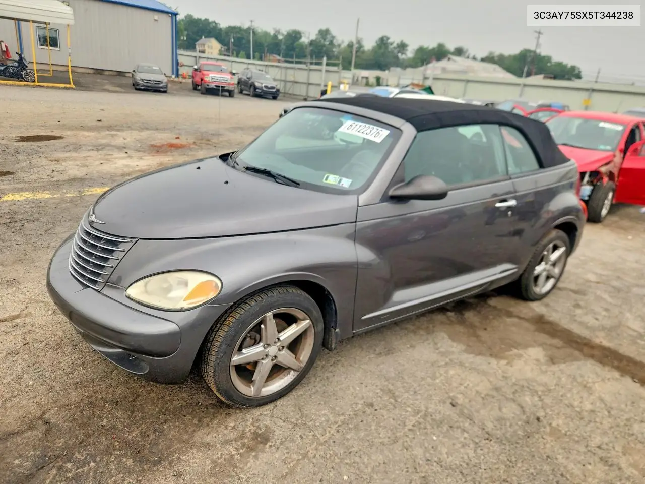 2005 Chrysler Pt Cruiser Gt VIN: 3C3AY75SX5T344238 Lot: 61122376