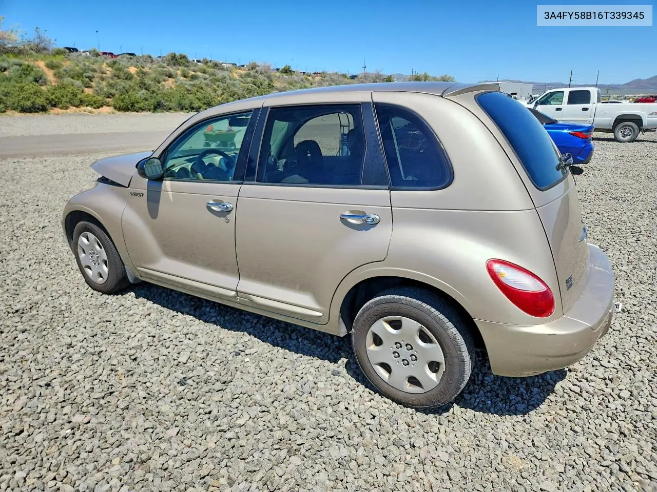 2006 Chrysler Pt Cruiser Touring VIN: 3A4FY58B16T339345 Lot: 51919306