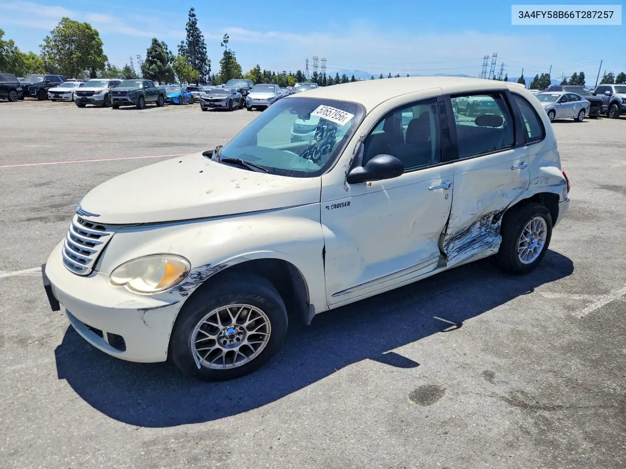 2006 Chrysler Pt Cruiser Touring VIN: 3A4FY58B66T287257 Lot: 53657956