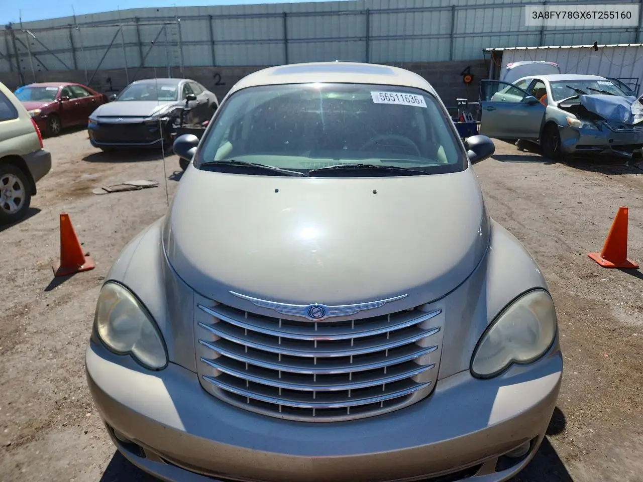 2006 Chrysler Pt Cruiser Gt VIN: 3A8FY78GX6T255160 Lot: 56511636