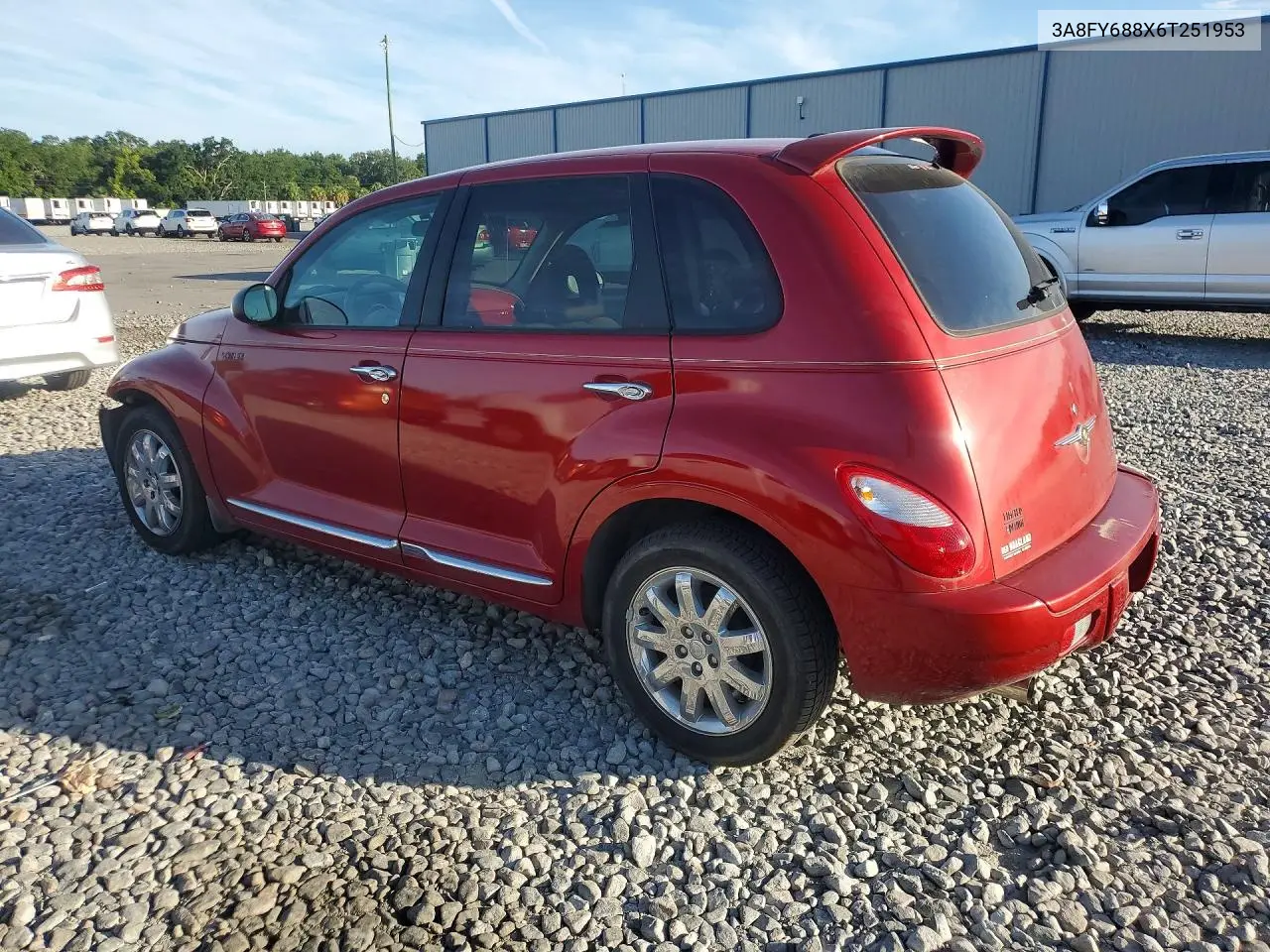 2006 Chrysler Pt Cruiser Limited VIN: 3A8FY688X6T251953 Lot: 57953716