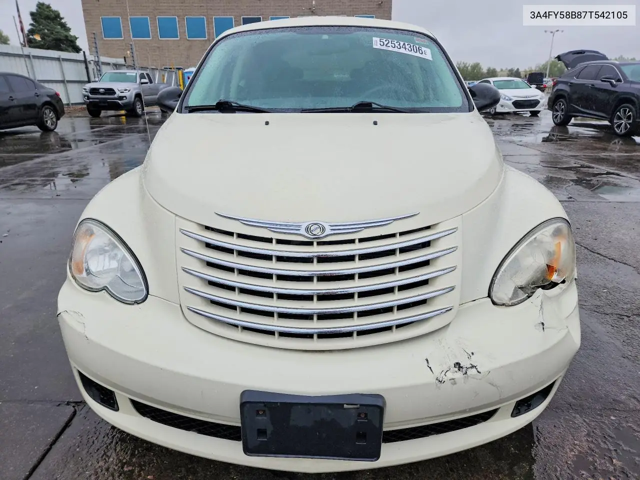 2007 Chrysler Pt Cruiser Touring VIN: 3A4FY58B87T542105 Lot: 52534306