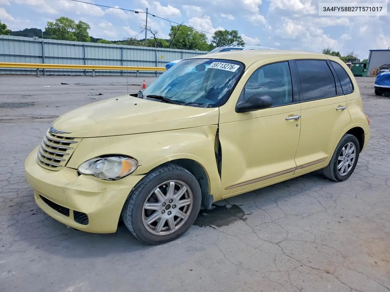 2007 Chrysler Pt Cruiser Touring VIN: 3A4FY58B27T571017 Lot: 59713276