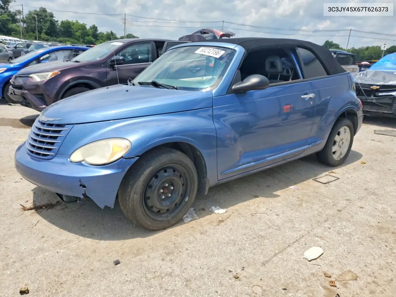 2007 Chrysler Pt Cruiser VIN: 3C3JY45X67T626373 Lot: 60212196