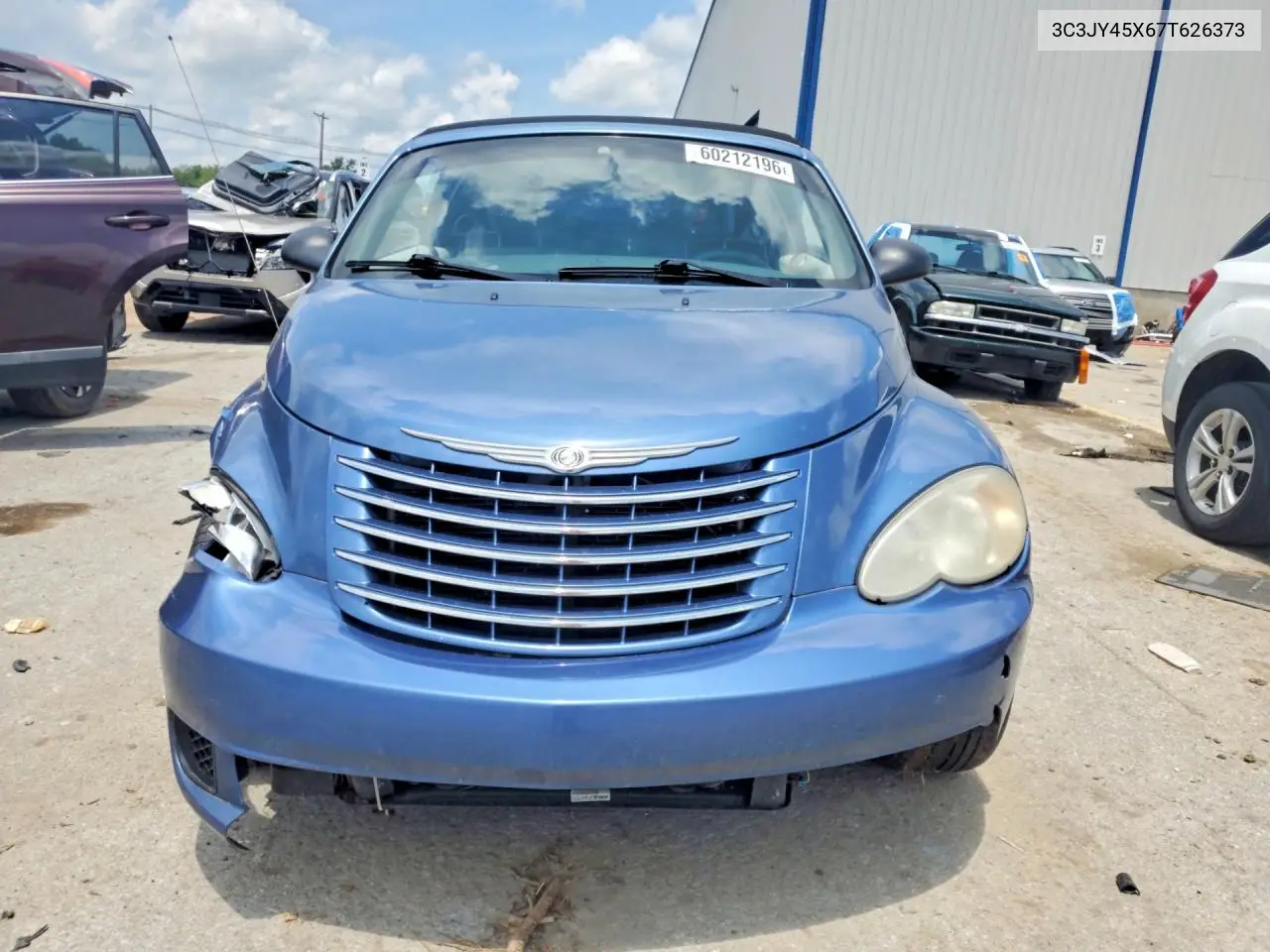 2007 Chrysler Pt Cruiser VIN: 3C3JY45X67T626373 Lot: 60212196