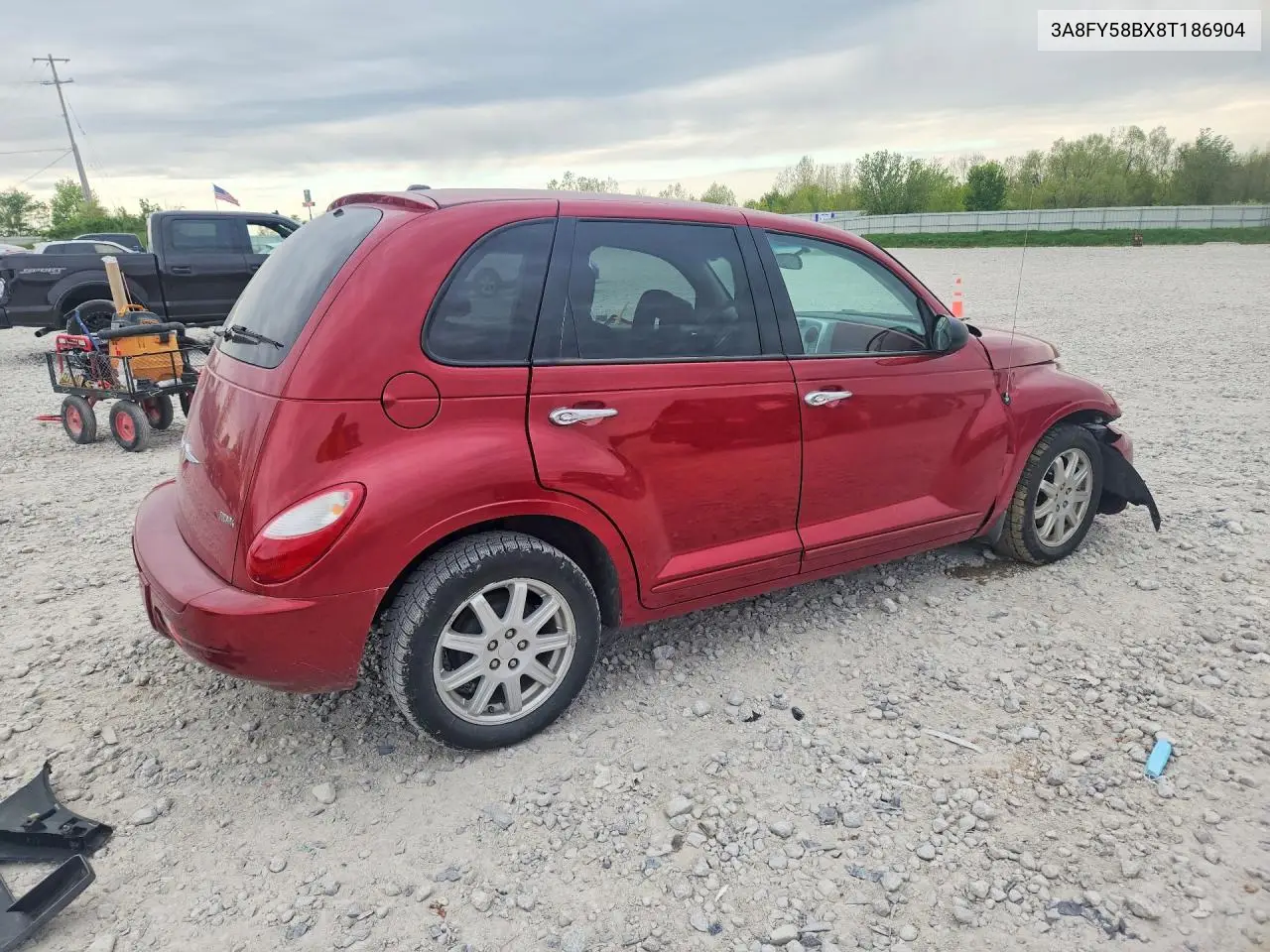 2008 Chrysler Pt Cruiser Touring VIN: 3A8FY58BX8T186904 Lot: 53722076