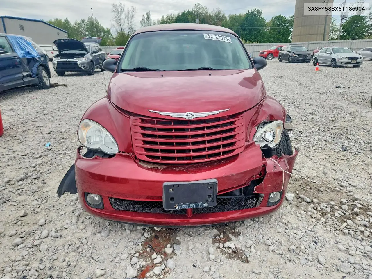 2008 Chrysler Pt Cruiser Touring VIN: 3A8FY58BX8T186904 Lot: 53722076