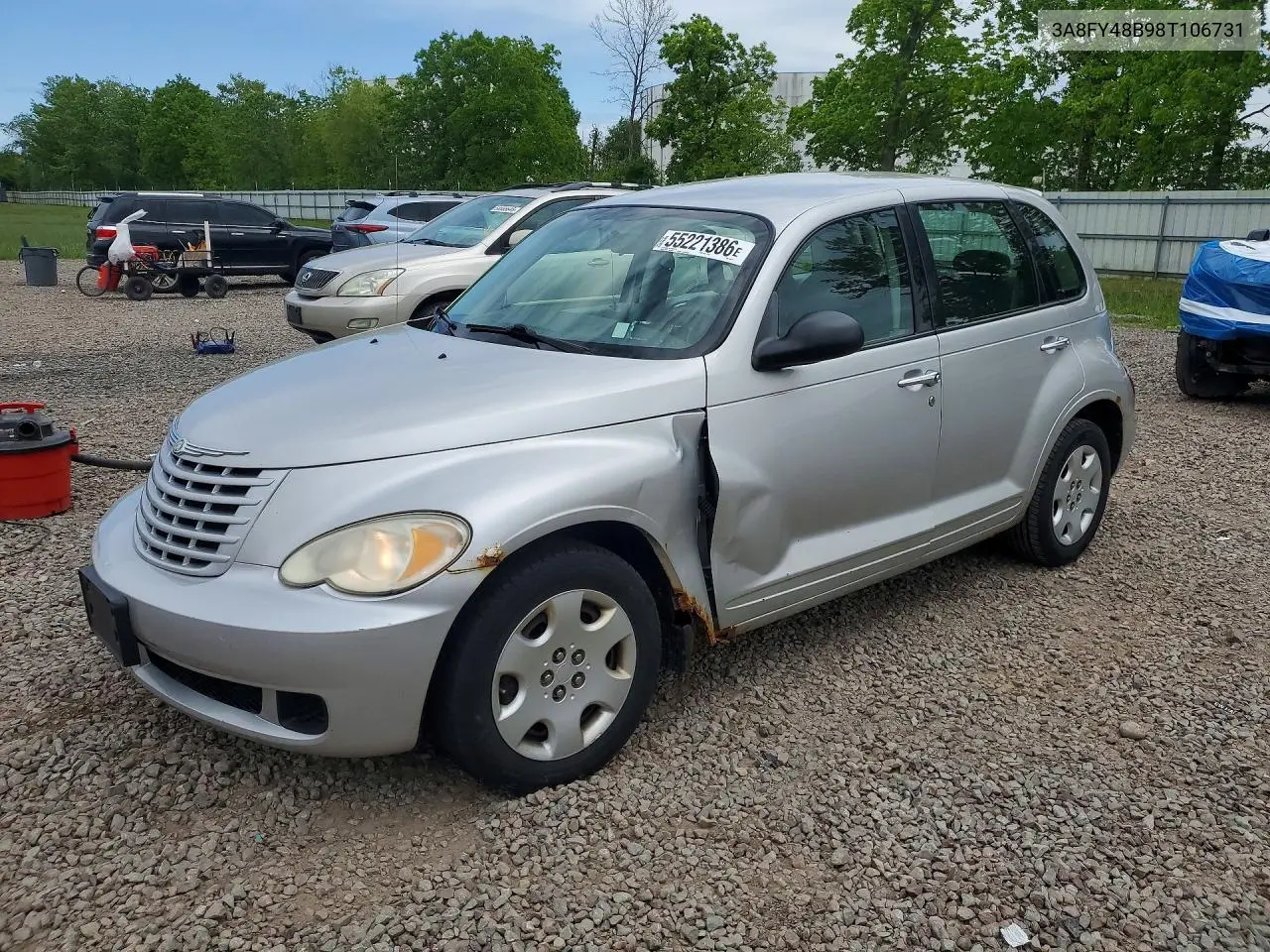 2008 Chrysler Pt Cruiser VIN: 3A8FY48B98T106731 Lot: 55221386
