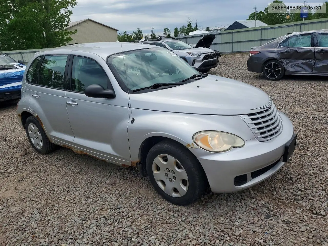 2008 Chrysler Pt Cruiser VIN: 3A8FY48B98T106731 Lot: 55221386