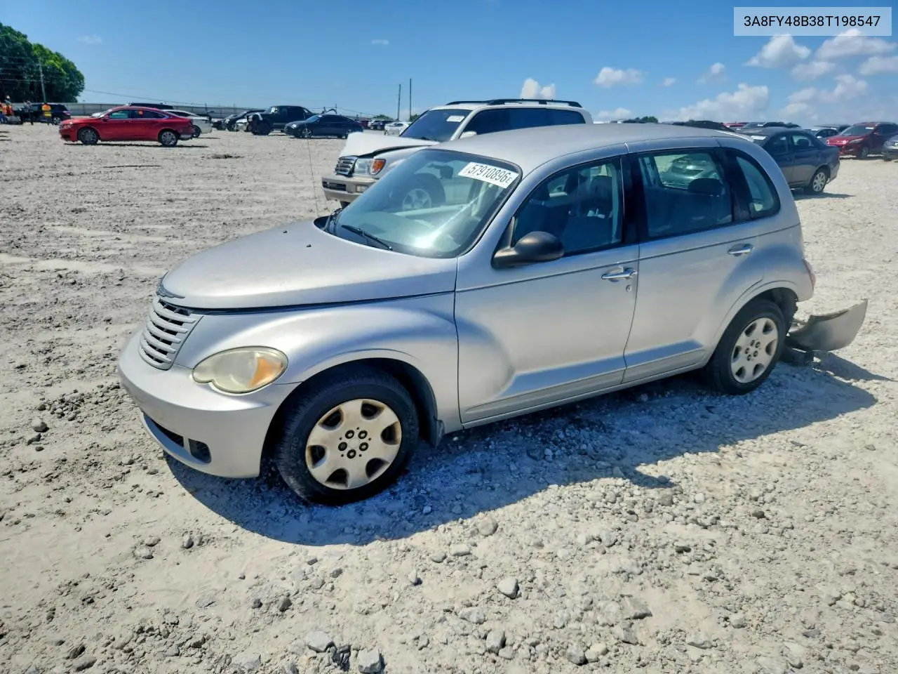 2008 Chrysler Pt Cruiser VIN: 3A8FY48B38T198547 Lot: 57910896