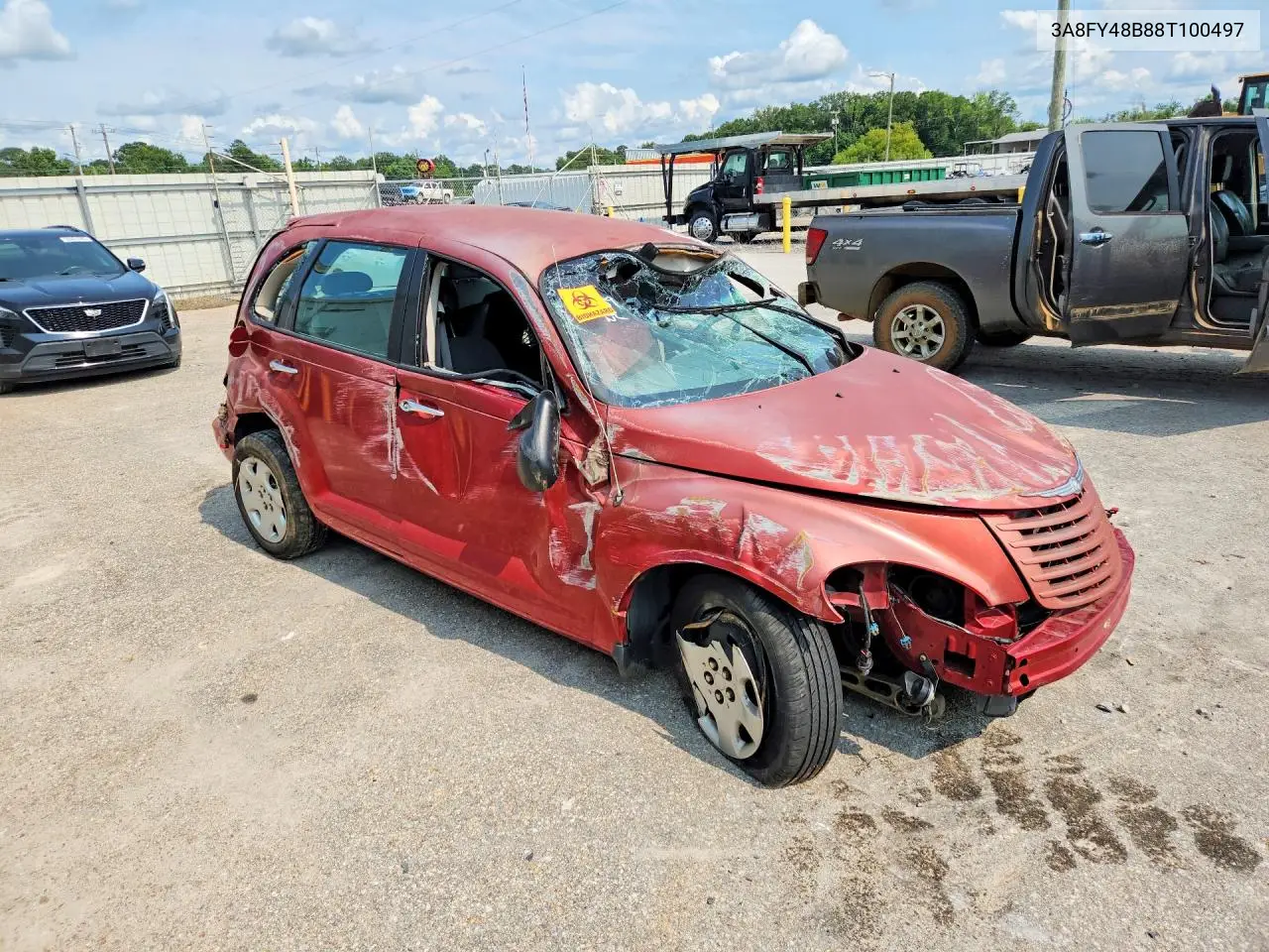 2008 Chrysler Pt Cruiser VIN: 3A8FY48B88T100497 Lot: 58762816