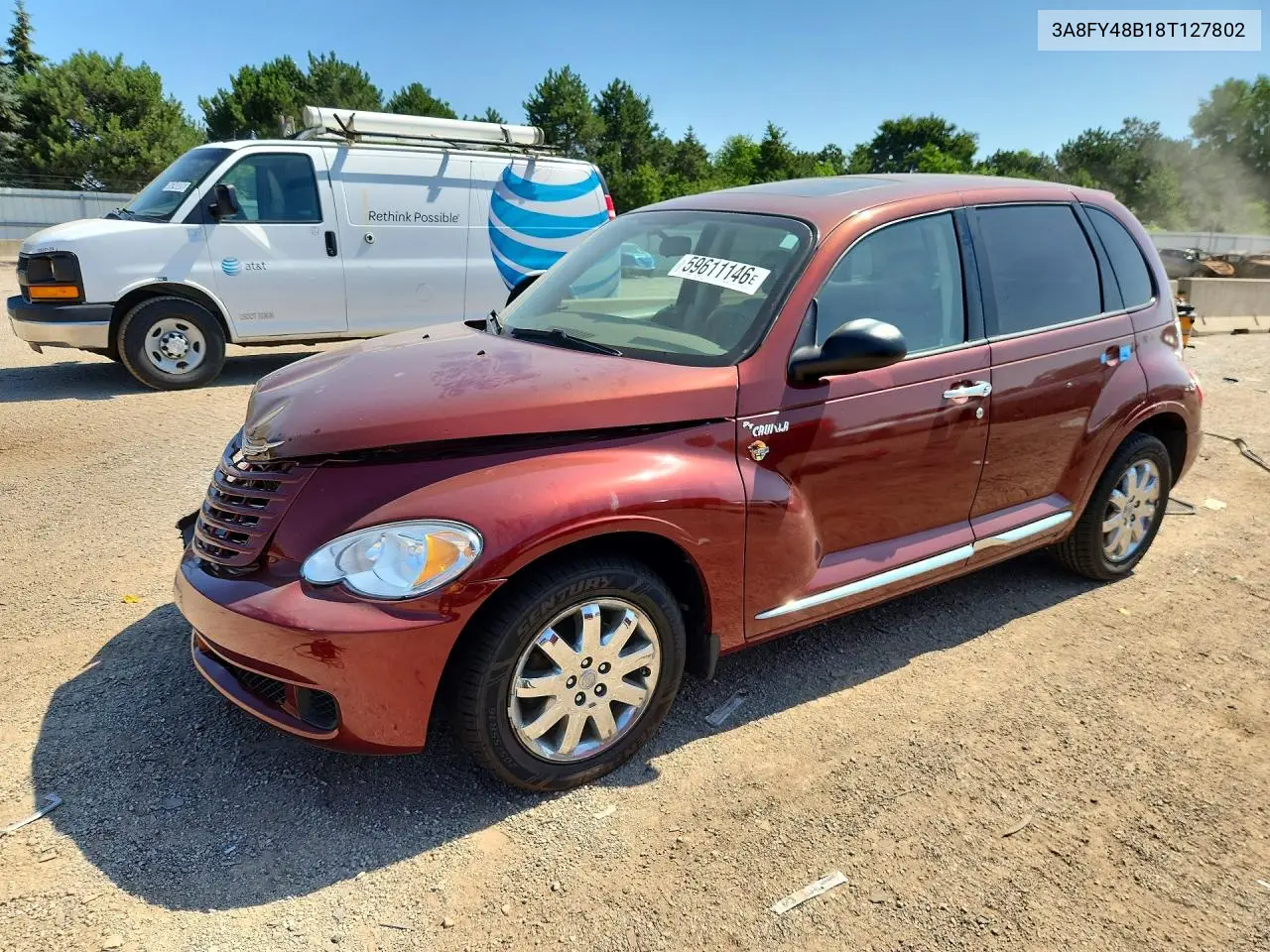 2008 Chrysler Pt Cruiser Classic VIN: 3A8FY48B18T127802 Lot: 59611146