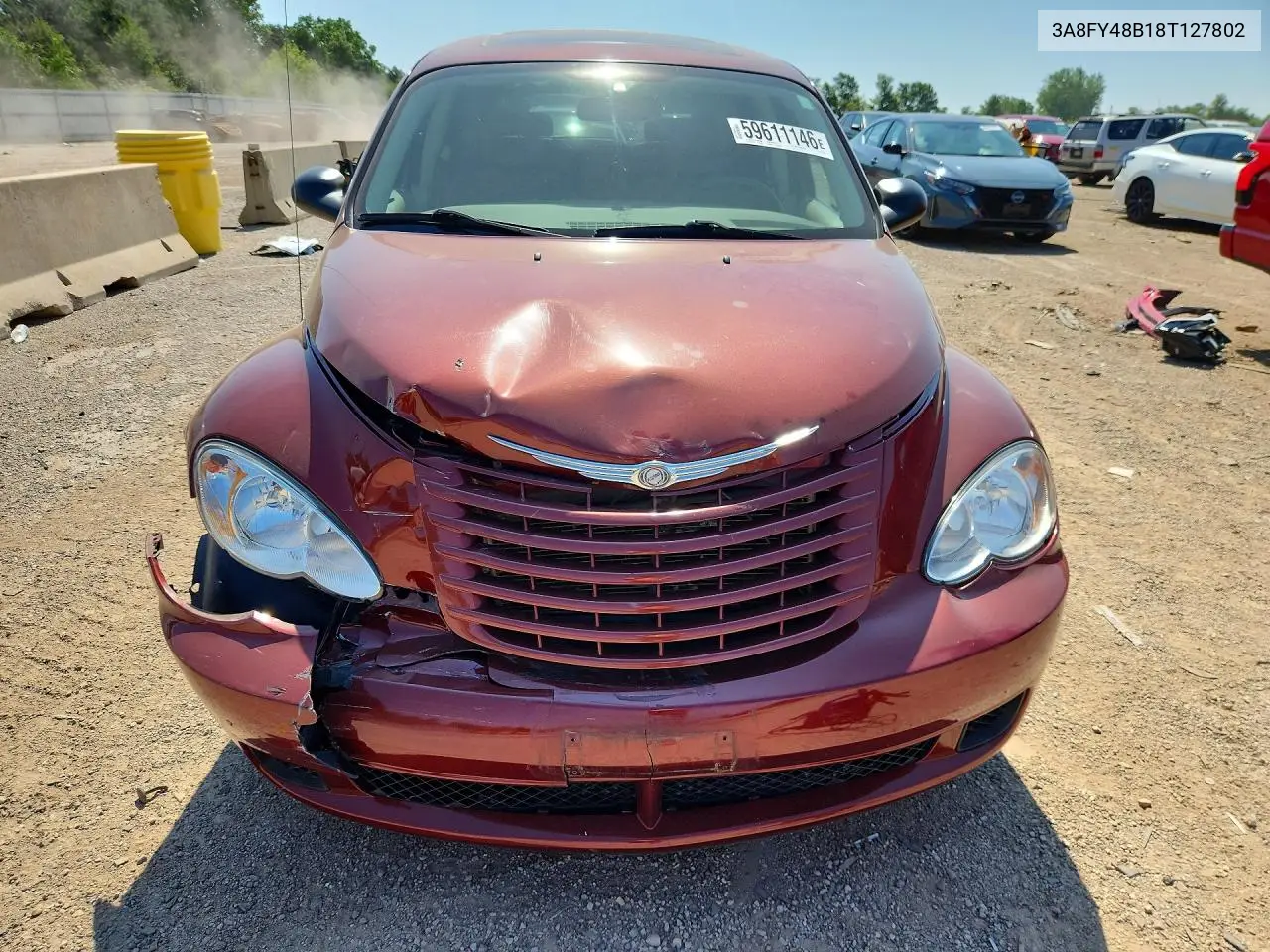 2008 Chrysler Pt Cruiser Classic VIN: 3A8FY48B18T127802 Lot: 59611146