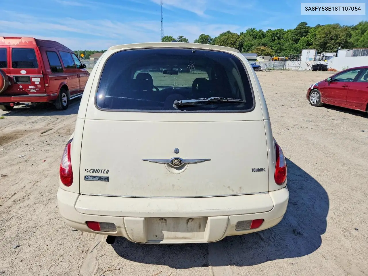 2008 Chrysler Pt Cruiser Touring VIN: 3A8FY58B18T107054 Lot: 60049596