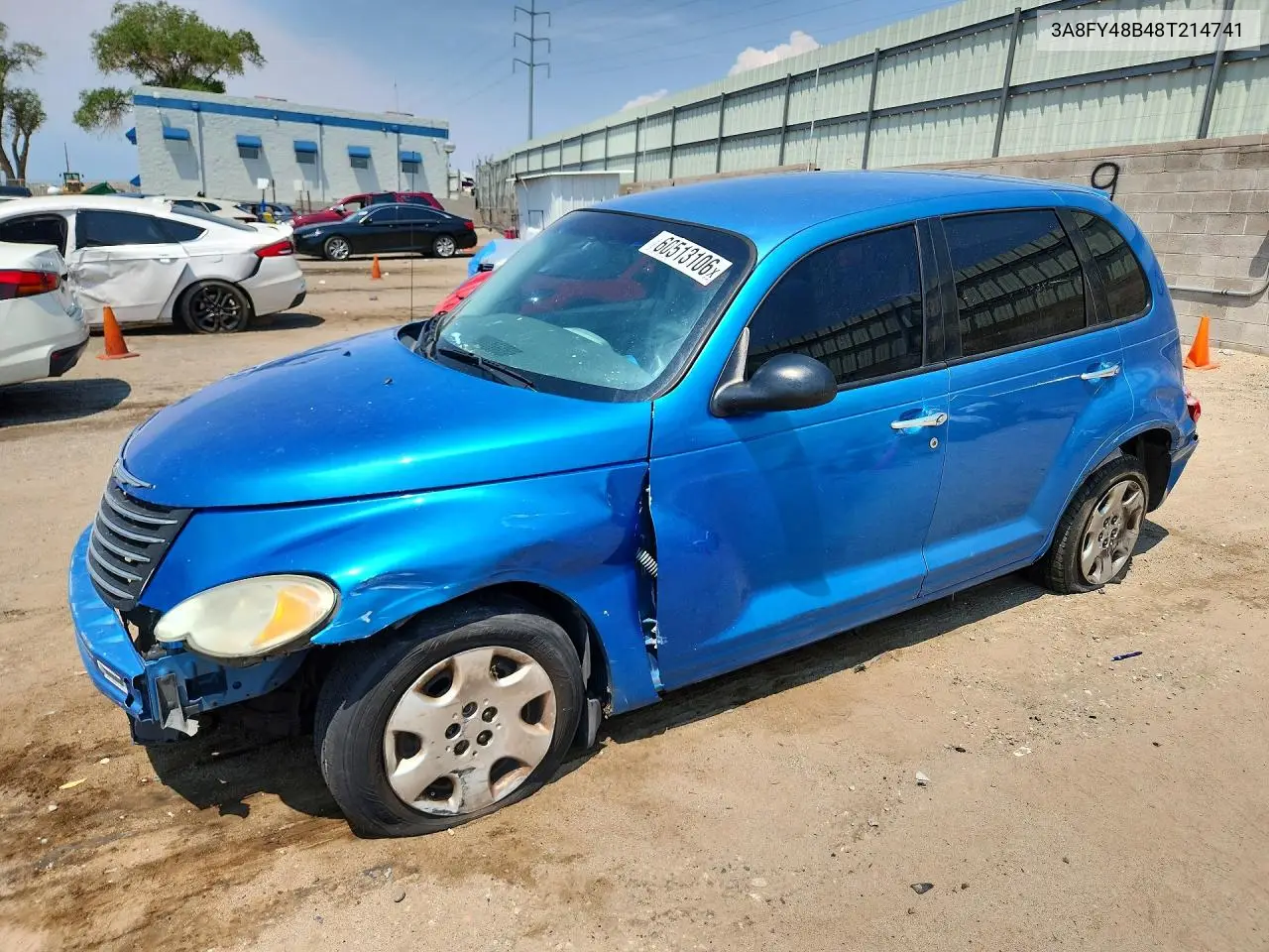 2008 Chrysler Pt Cruiser VIN: 3A8FY48B48T214741 Lot: 60513106