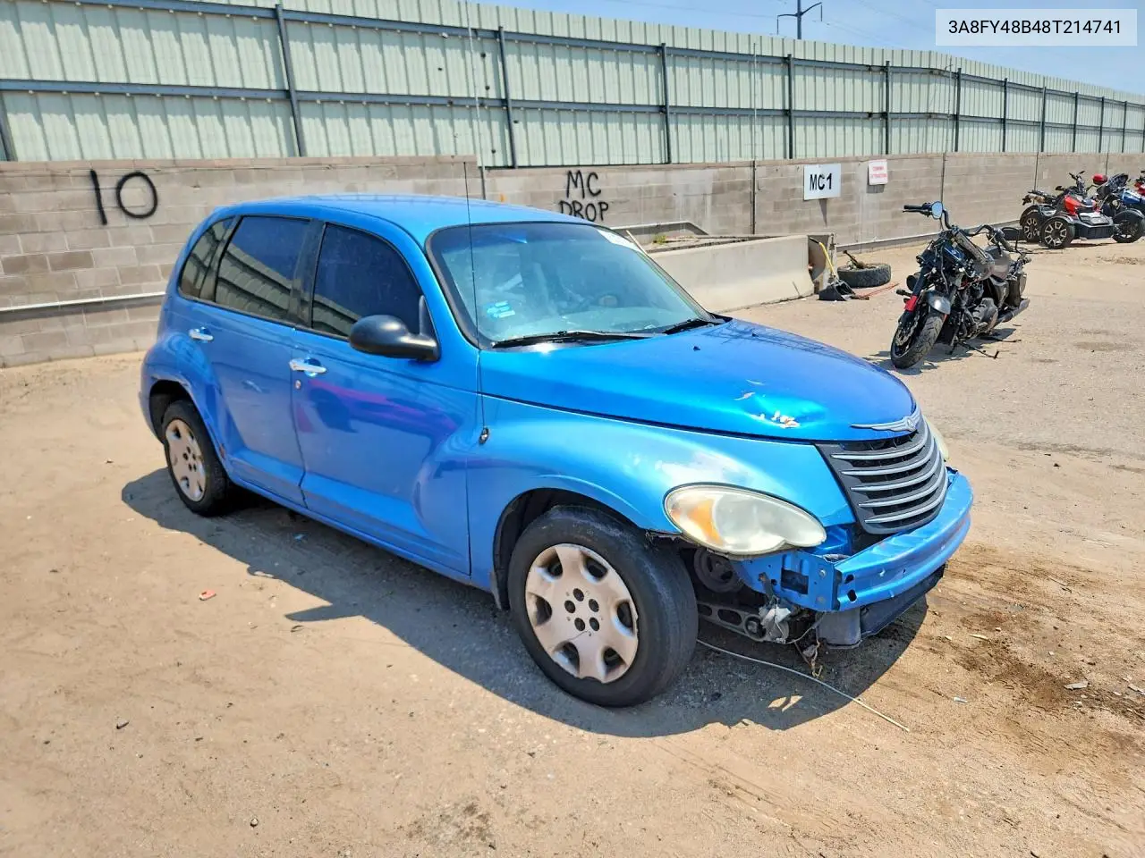2008 Chrysler Pt Cruiser VIN: 3A8FY48B48T214741 Lot: 60513106