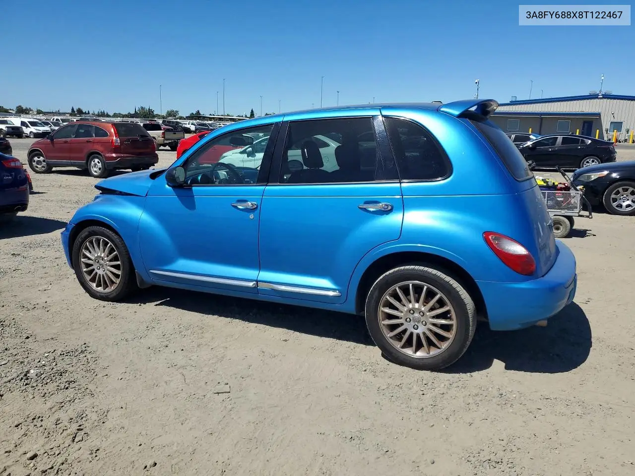 2008 Chrysler Pt Cruiser Limited VIN: 3A8FY688X8T122467 Lot: 61014866