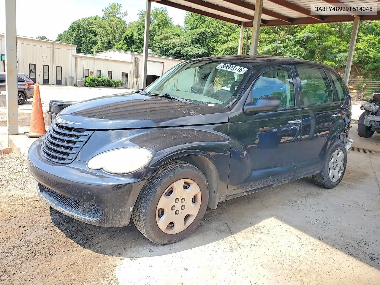 2009 Chrysler Pt Cruiser VIN: 3A8FY48929T514048 Lot: 59609516