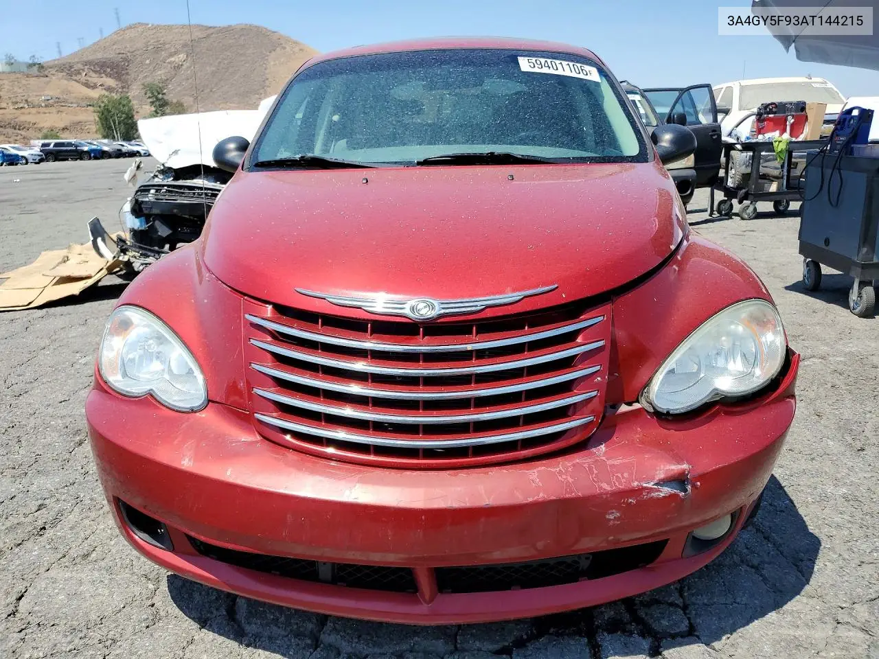 2010 Chrysler Pt Cruiser VIN: 3A4GY5F93AT144215 Lot: 59401106
