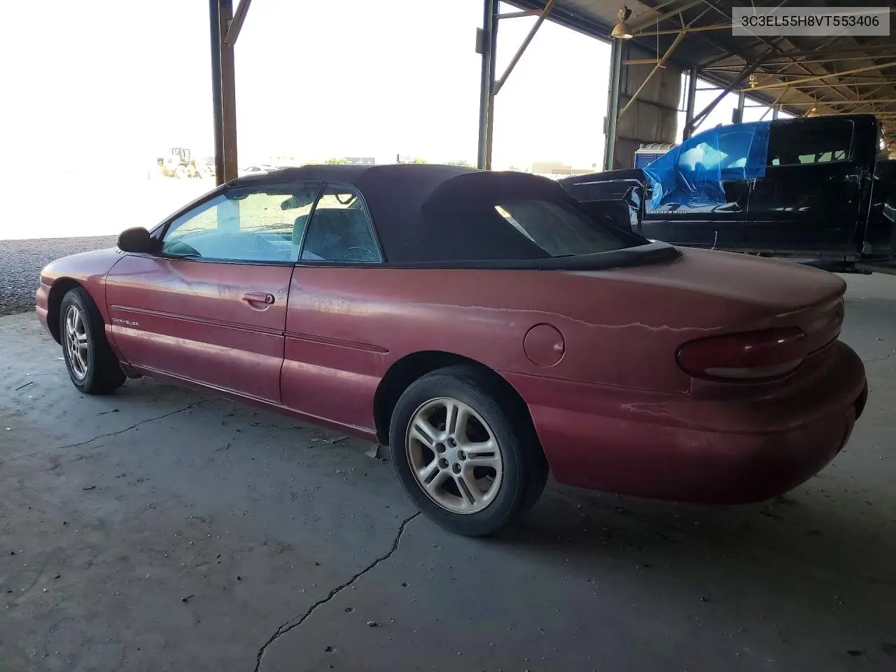 1997 Chrysler Sebring Jxi VIN: 3C3EL55H8VT553406 Lot: 59904446
