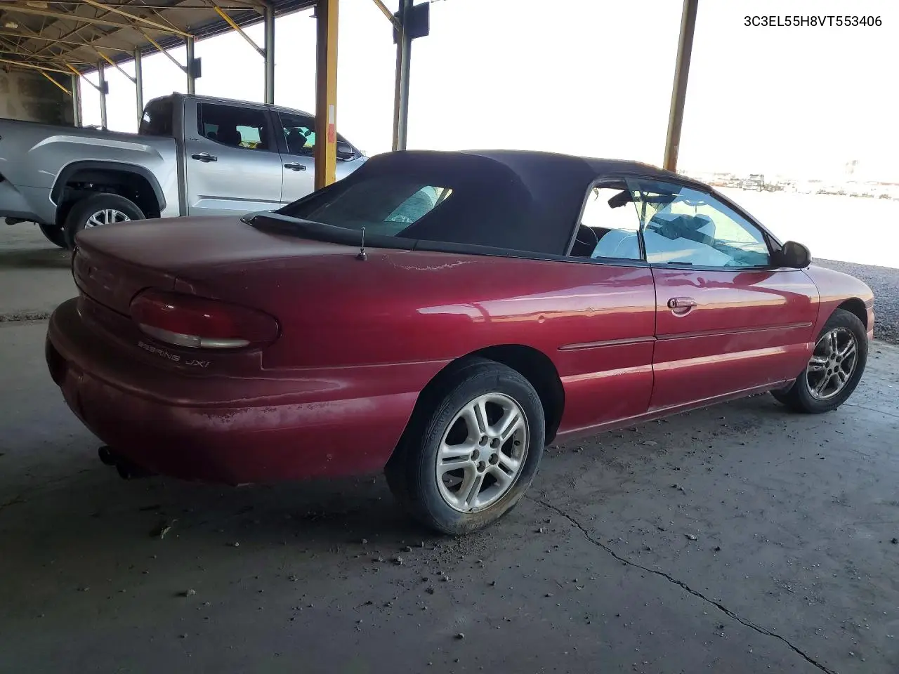 1997 Chrysler Sebring Jxi VIN: 3C3EL55H8VT553406 Lot: 59904446