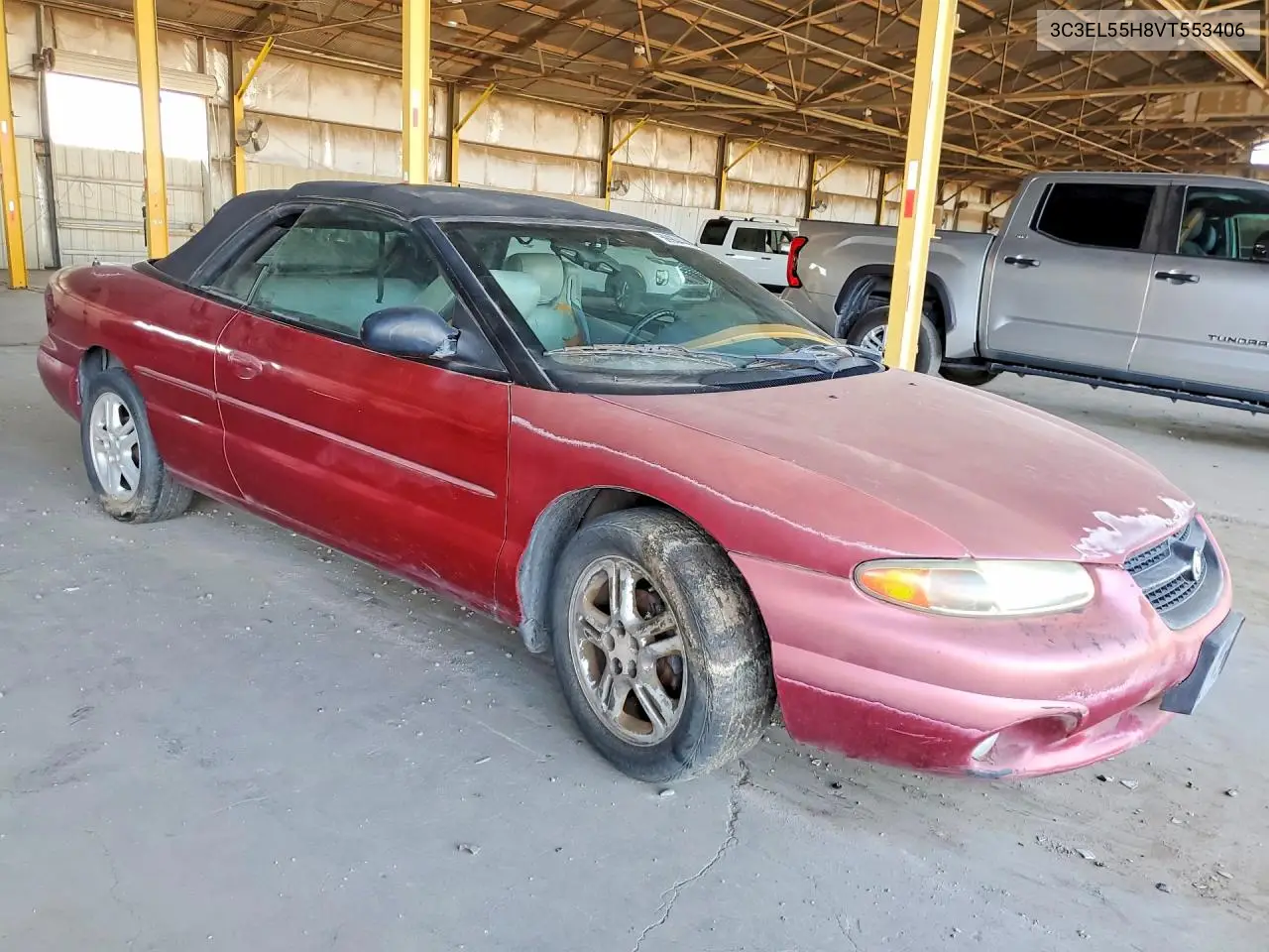 1997 Chrysler Sebring Jxi VIN: 3C3EL55H8VT553406 Lot: 59904446