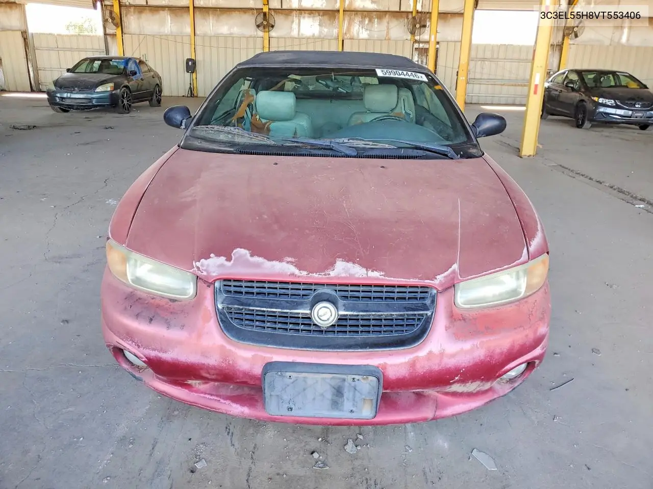 1997 Chrysler Sebring Jxi VIN: 3C3EL55H8VT553406 Lot: 59904446