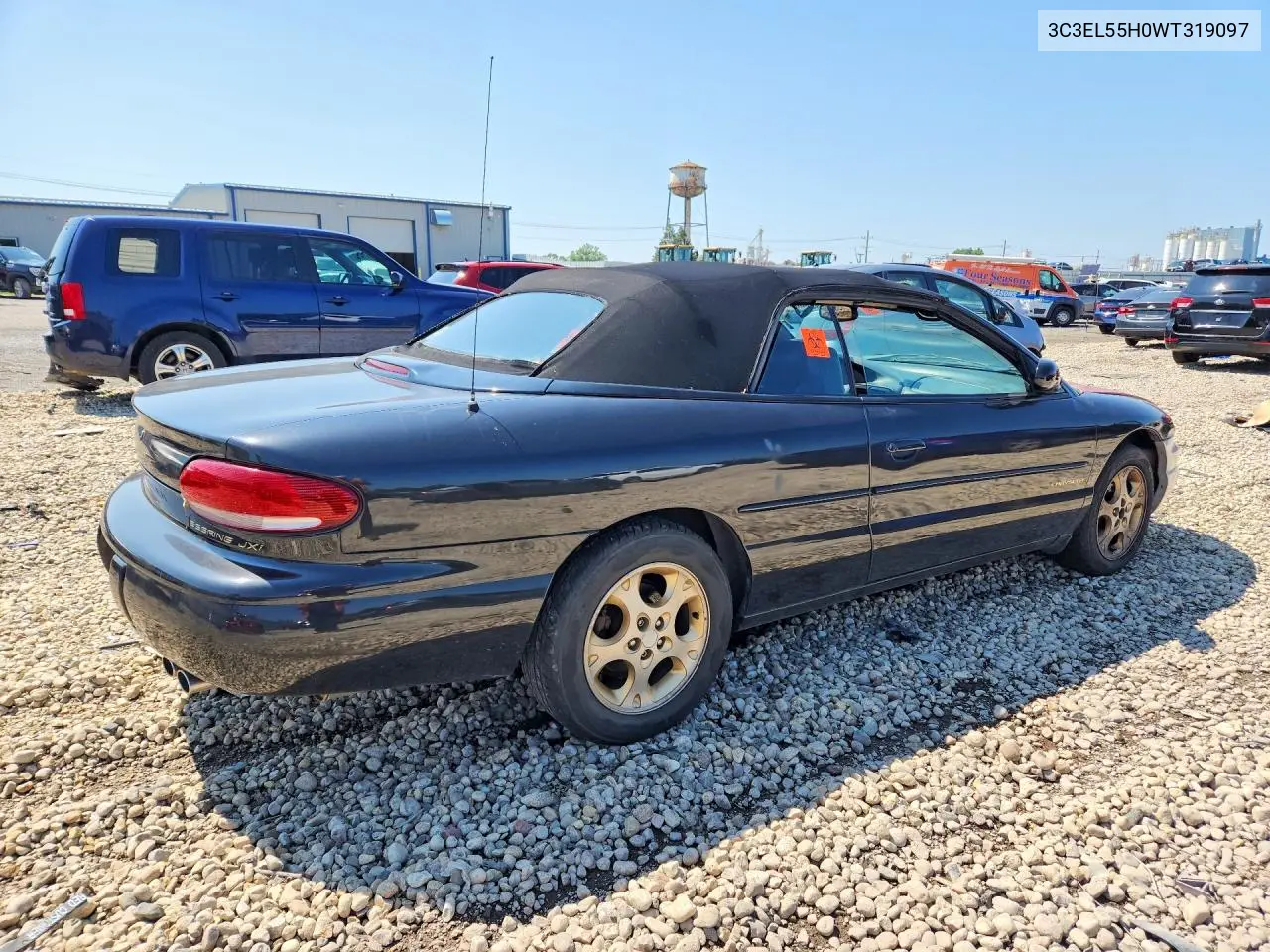1998 Chrysler Sebring Jxi VIN: 3C3EL55H0WT319097 Lot: 59806896