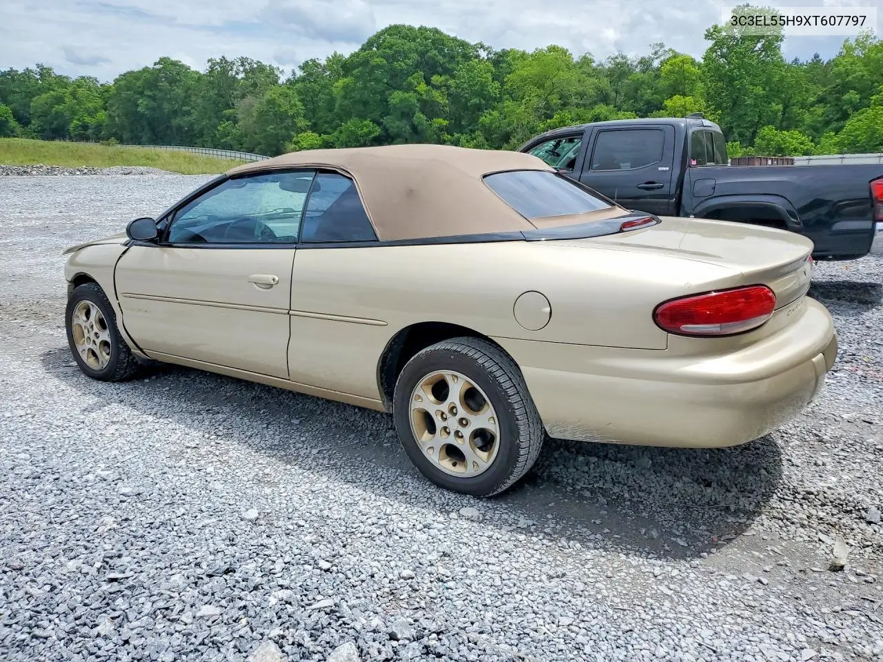 1999 Chrysler Sebring Jxi VIN: 3C3EL55H9XT607797 Lot: 54812346