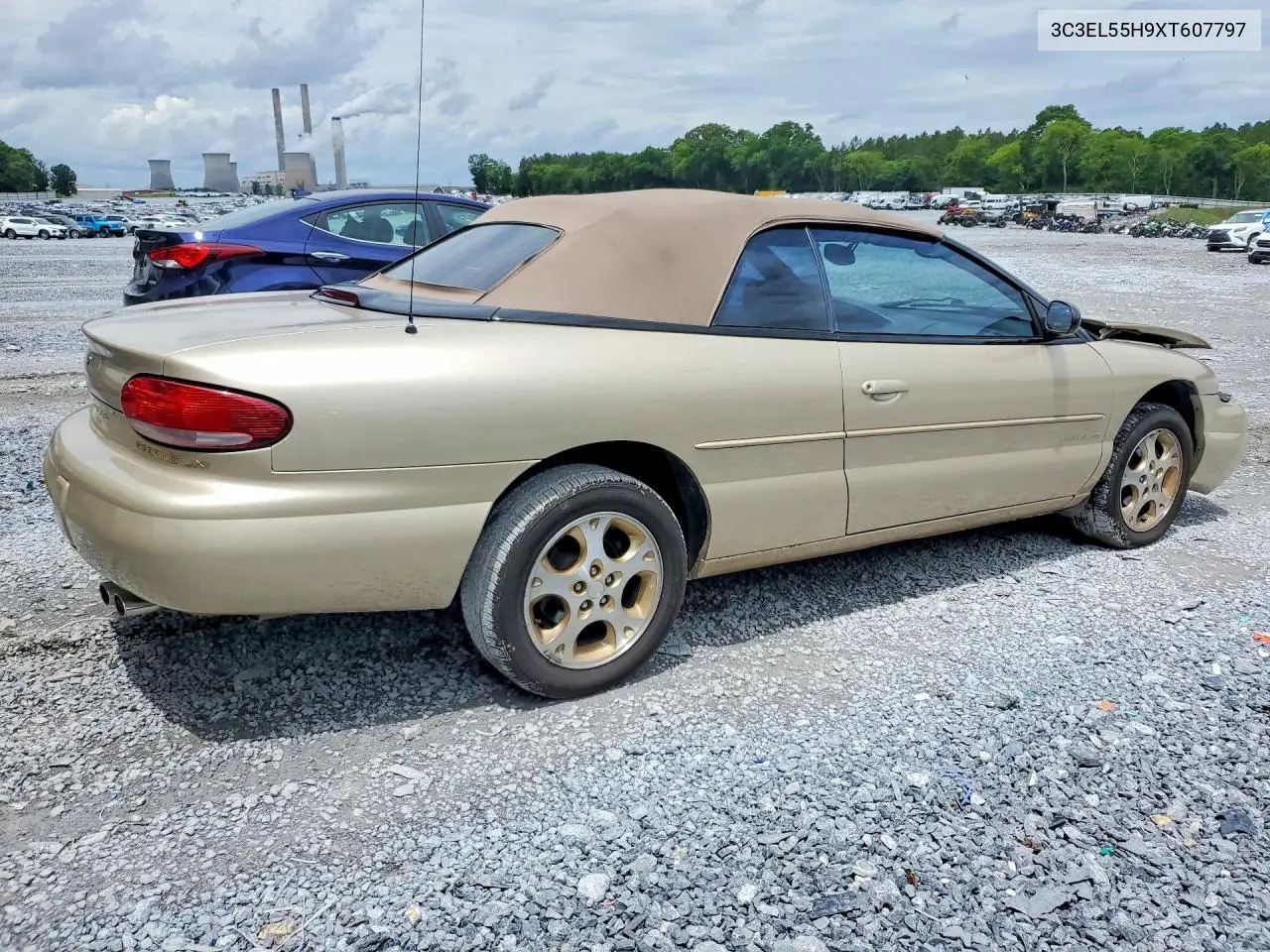 1999 Chrysler Sebring Jxi VIN: 3C3EL55H9XT607797 Lot: 54812346